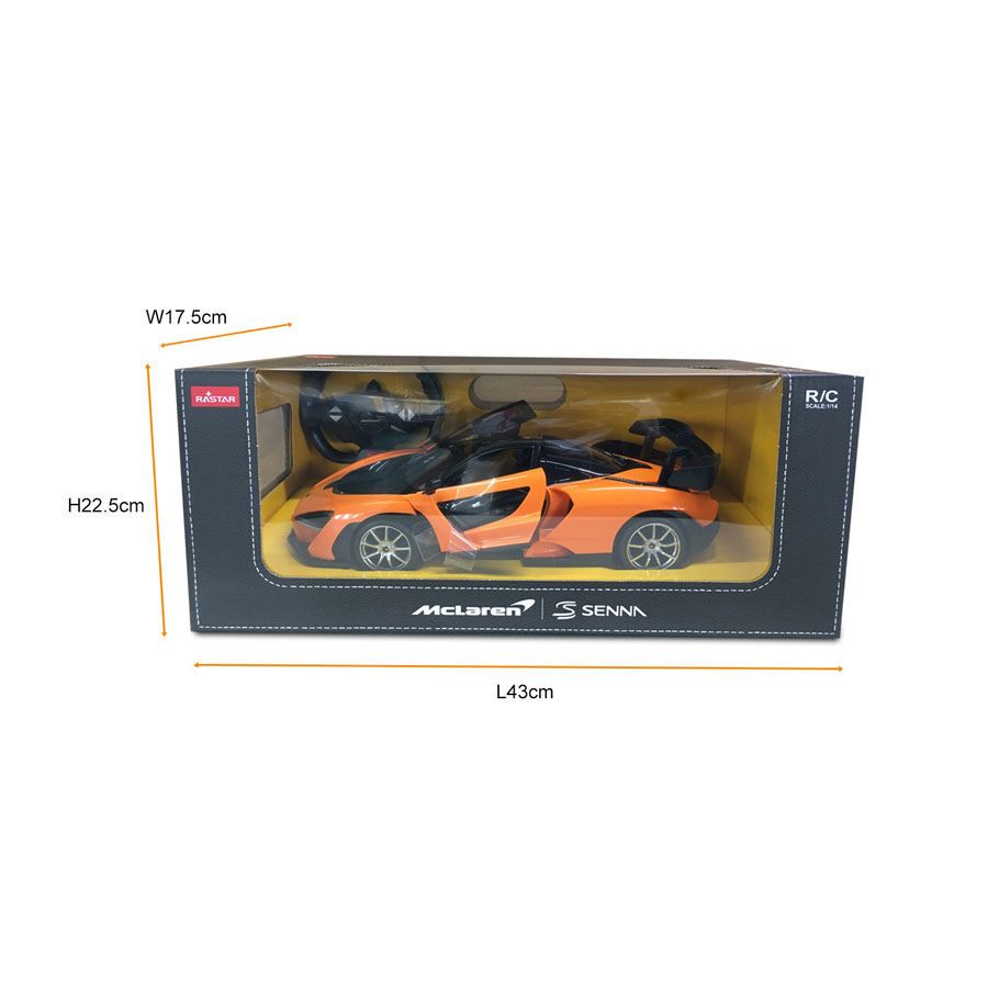 Rastar - Remote Controlled Mclaren Senna 1:14 Age- 3 Years & Above
