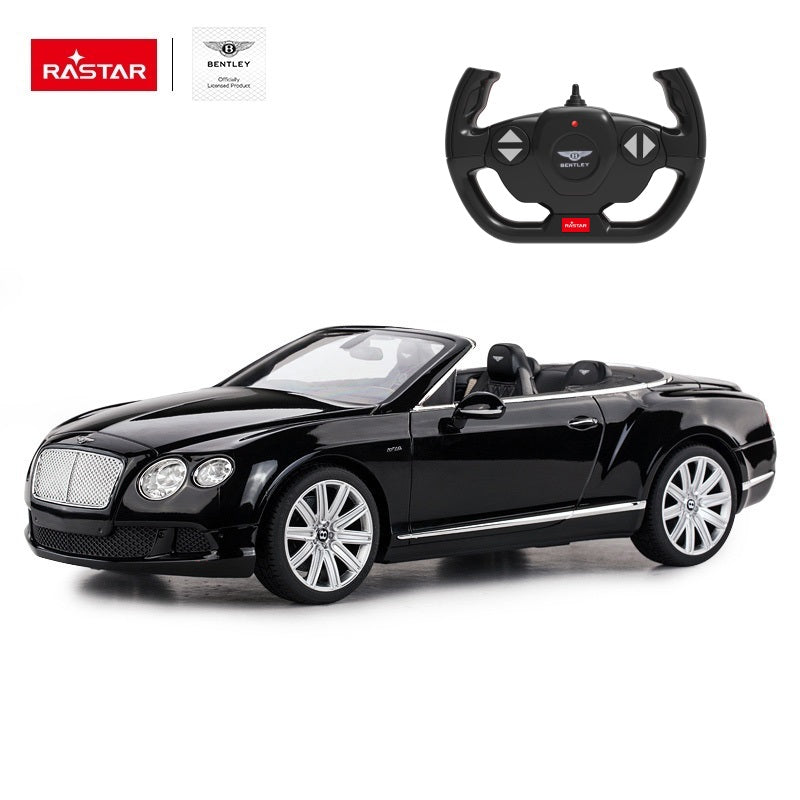 Rastar  Bentley Conlinetal GT R/C 1.:12 Remote Control Car Black  Age- 4 Years & Above