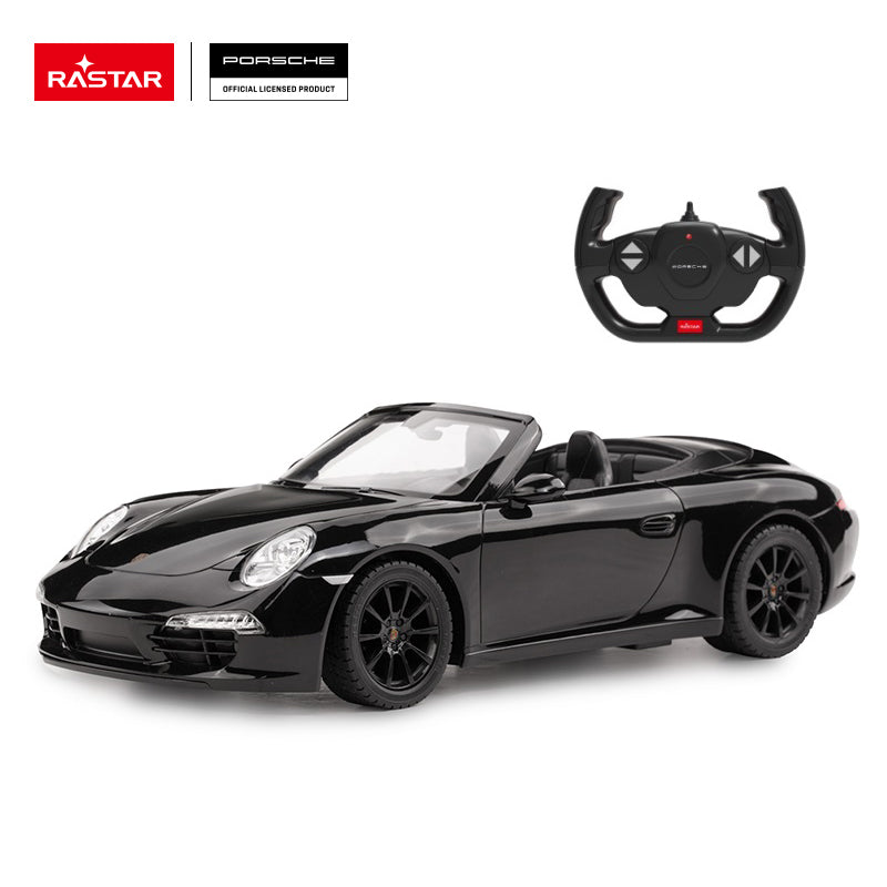 Rastar Porsche 911 Carrera S R/C 1:12 Remote Control Car Black Age- 4 Years & Above