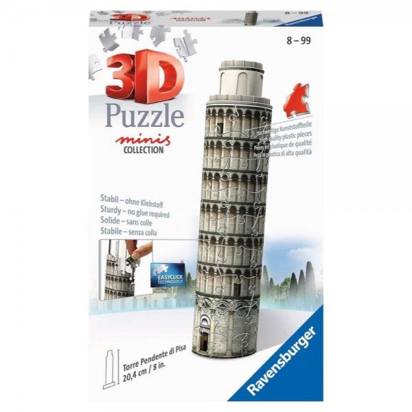 Ravensburger 3D Leaning Tower Jigsaw Puzzle 54 Pieces Age- 8 Years & Above