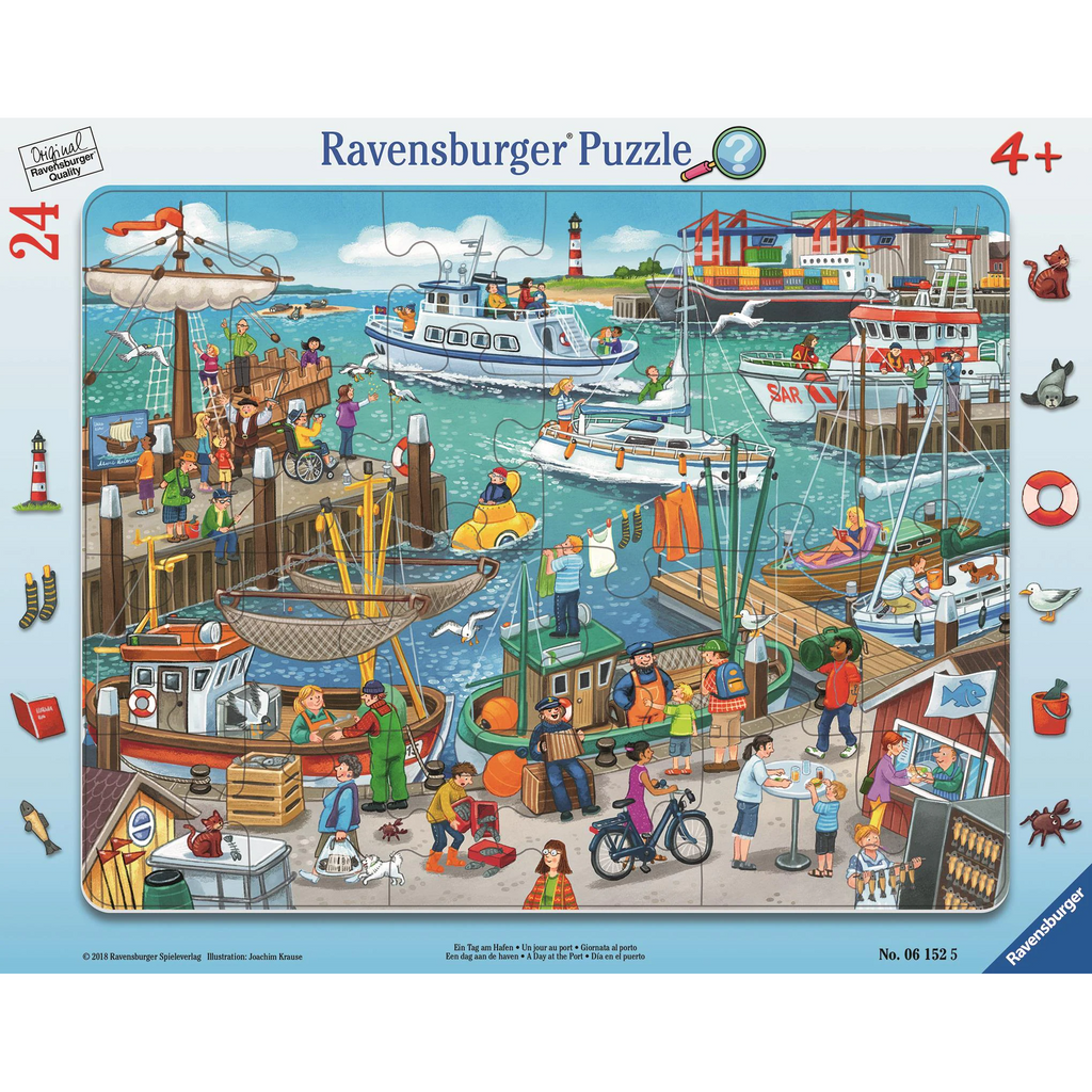 Ravensburger A Day At The Port Puzzle 24 Pieces 4Y+