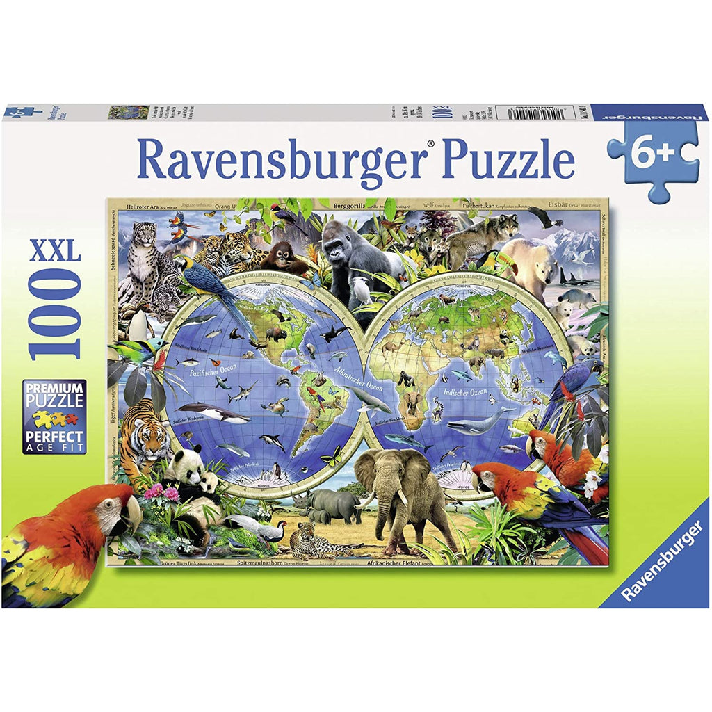 Ravensburger Animals of The Earth 100 Pieces Age- 4 Years & Above