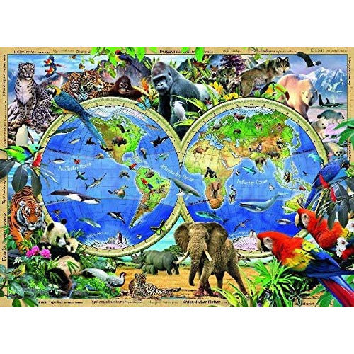 Ravensburger Animals of The Earth 100 Pieces Age- 4 Years & Above
