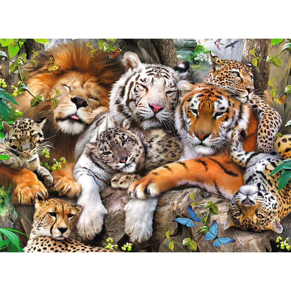 Ravensburger Big Cat Nap XXL Jigsaw Puzzle 200 Pieces Age- 8 Years & Above