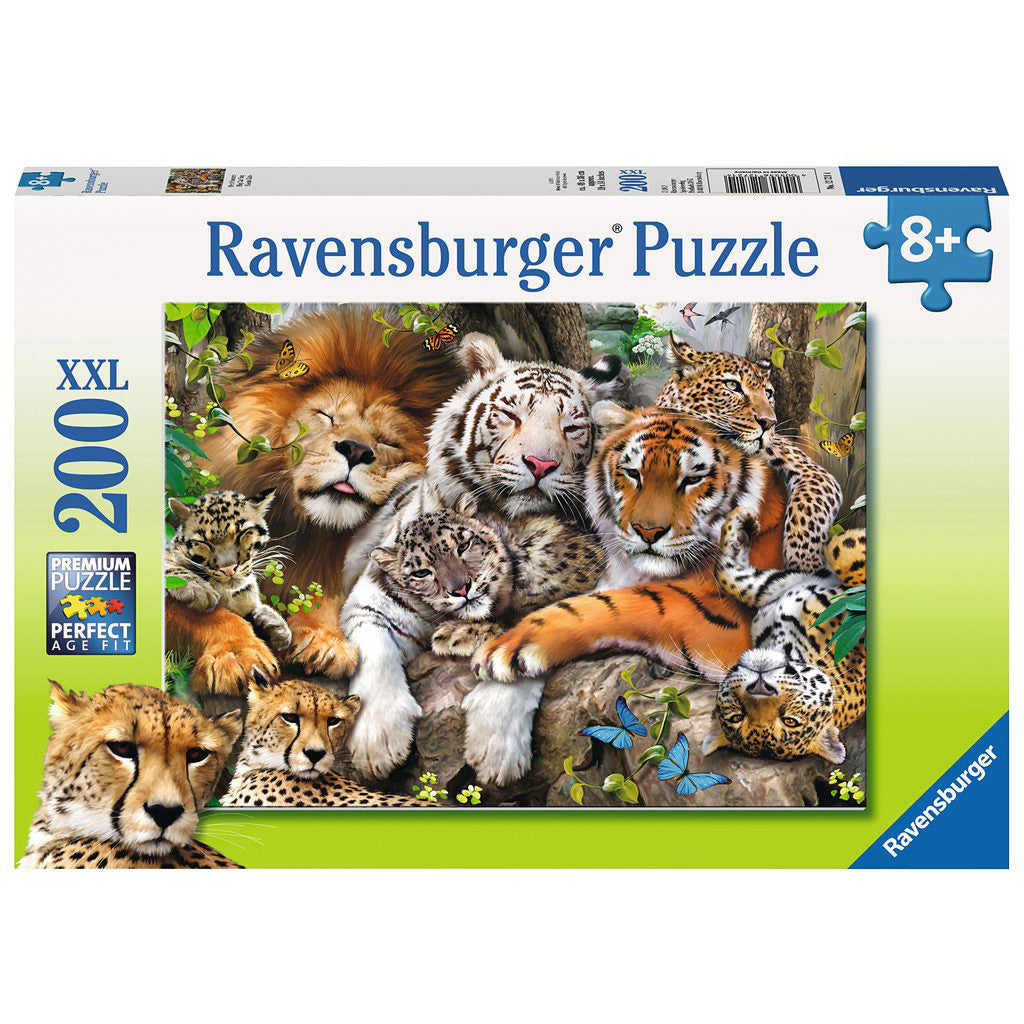 Ravensburger Big Cat Nap XXL Jigsaw Puzzle 200 Pieces Age- 8 Years & Above