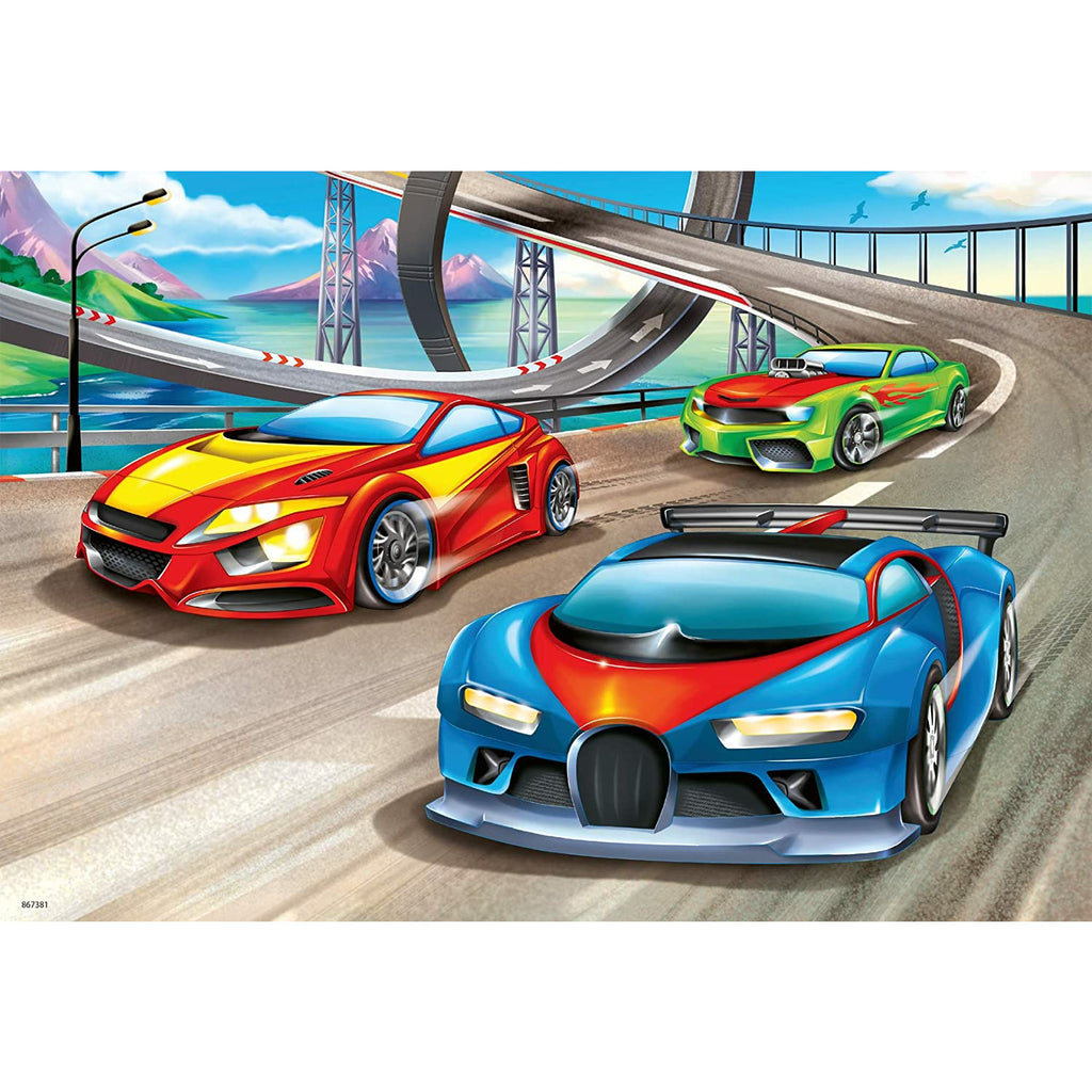 Ravensburger Construction & Cars Puzzle 2 x 24 Pieces 4Y+