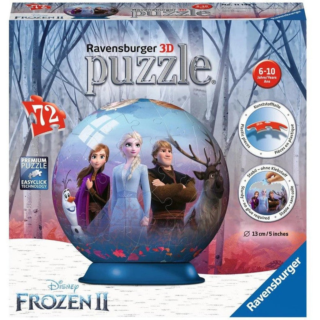 Ravensburger Disney Frozen 2 3D Ball Puzzle 72 Pieces Age- 5 Years & Above