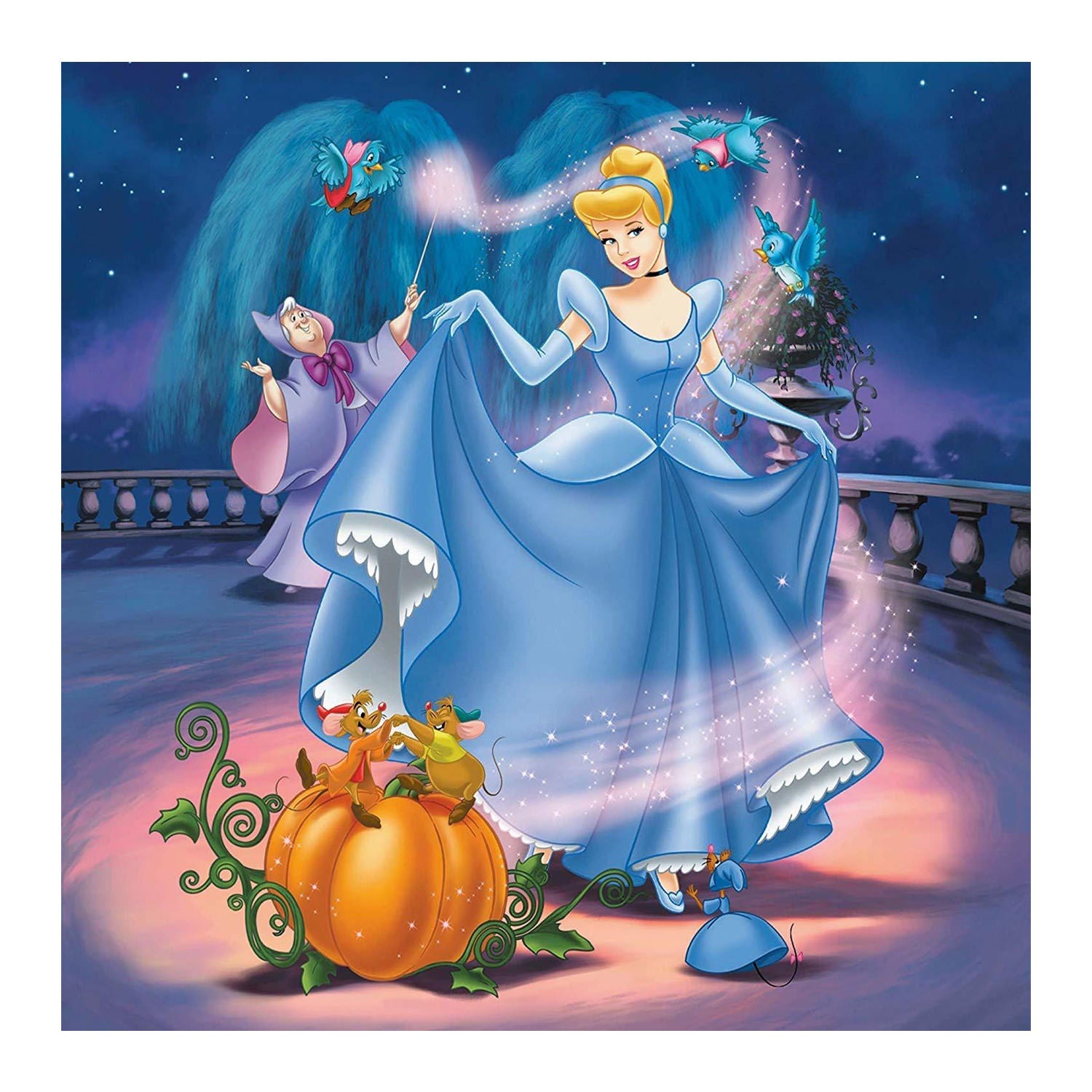 Snow White, Cinderella and Ariel Puzzle 3x49 pieces Snow White, Cinderella and Ariel Puzzle 3x49 pieces