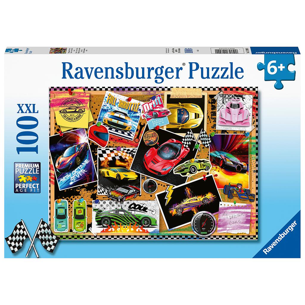 Ravensburger Dream Cars Jigsaw Puzzle 100 Pieces Age- 4 Years & Above