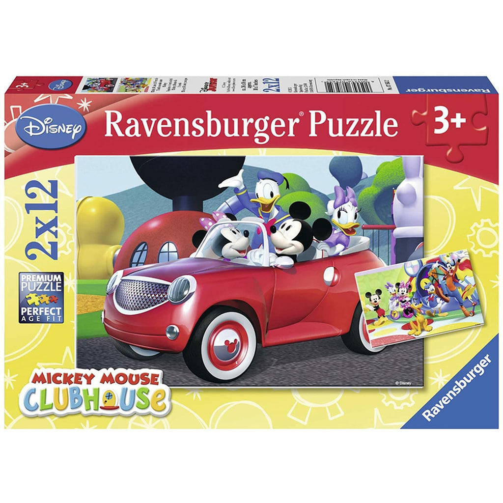 Ravensburger Mickey, Minnie & Friends Puzzle 2 x 12 Pieces 3Y+