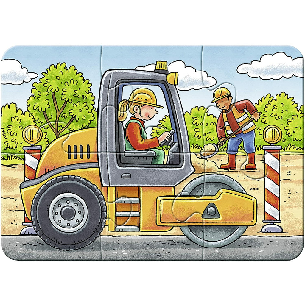 Ravensburger My Favourite Construction Vehicle Puzzle 2,4,6,8 Pieces 2Y+