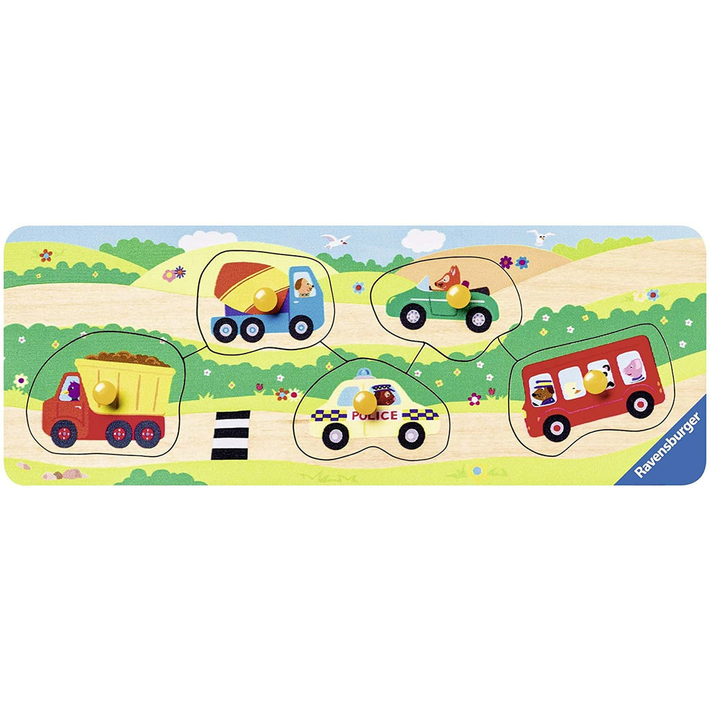 Ravensburger My First Wooden Puzzles - Vehicles 5 Pieces 18m+