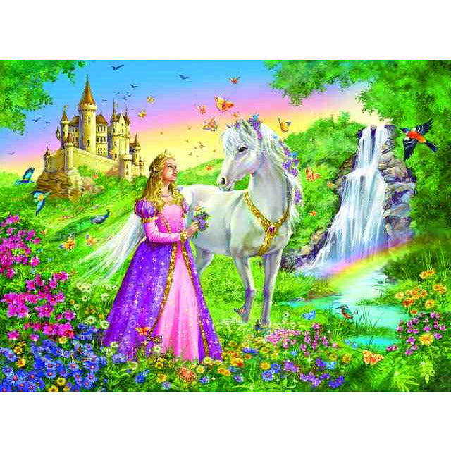Ravensburger Princess with Horse XXL Jigsaw Puzzle 200 Pieces Age- 8 Years & Above