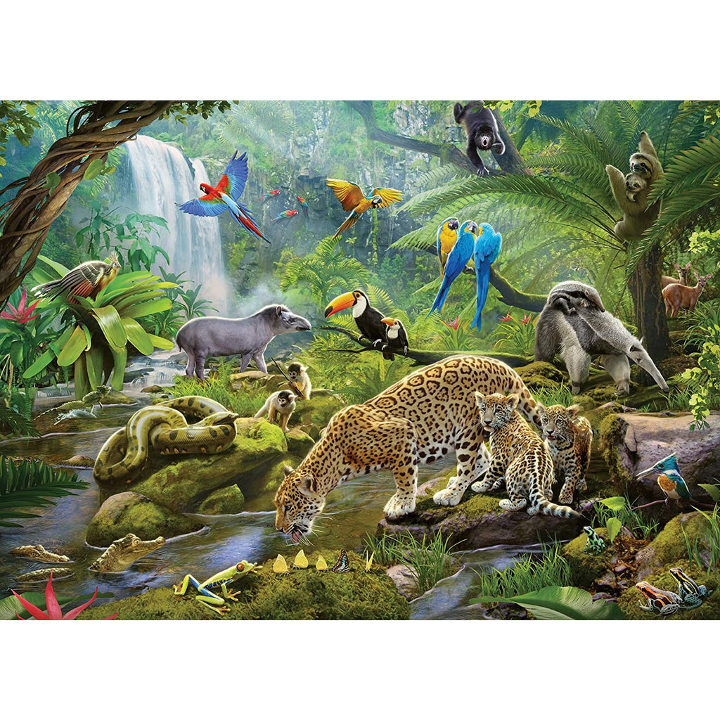 Ravensburger Rainforest Animal Family Jigsaw Puzzle 60 Pieces Age- 4 Years & Above