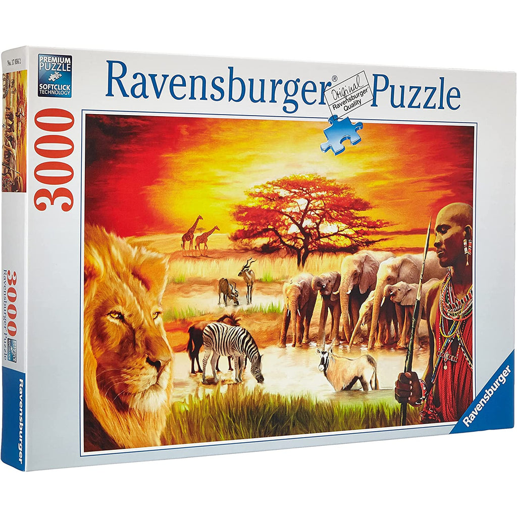 Ravensburger Savannah Masai Jigsaw Puzzle 3000 Pieces Age- 11 Years & Above