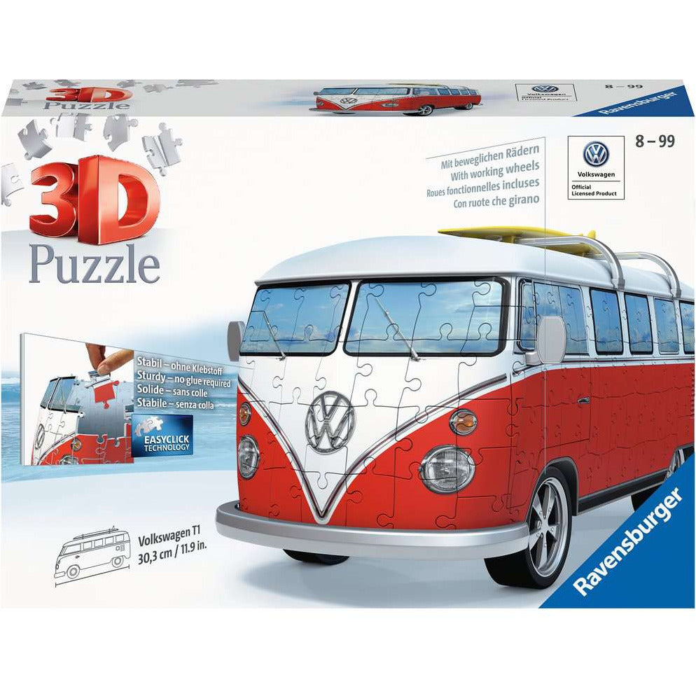 Ravensburger VW Bus T1 Campervan 3D Puzzle 216 Pieces Age- 7 Years & Above