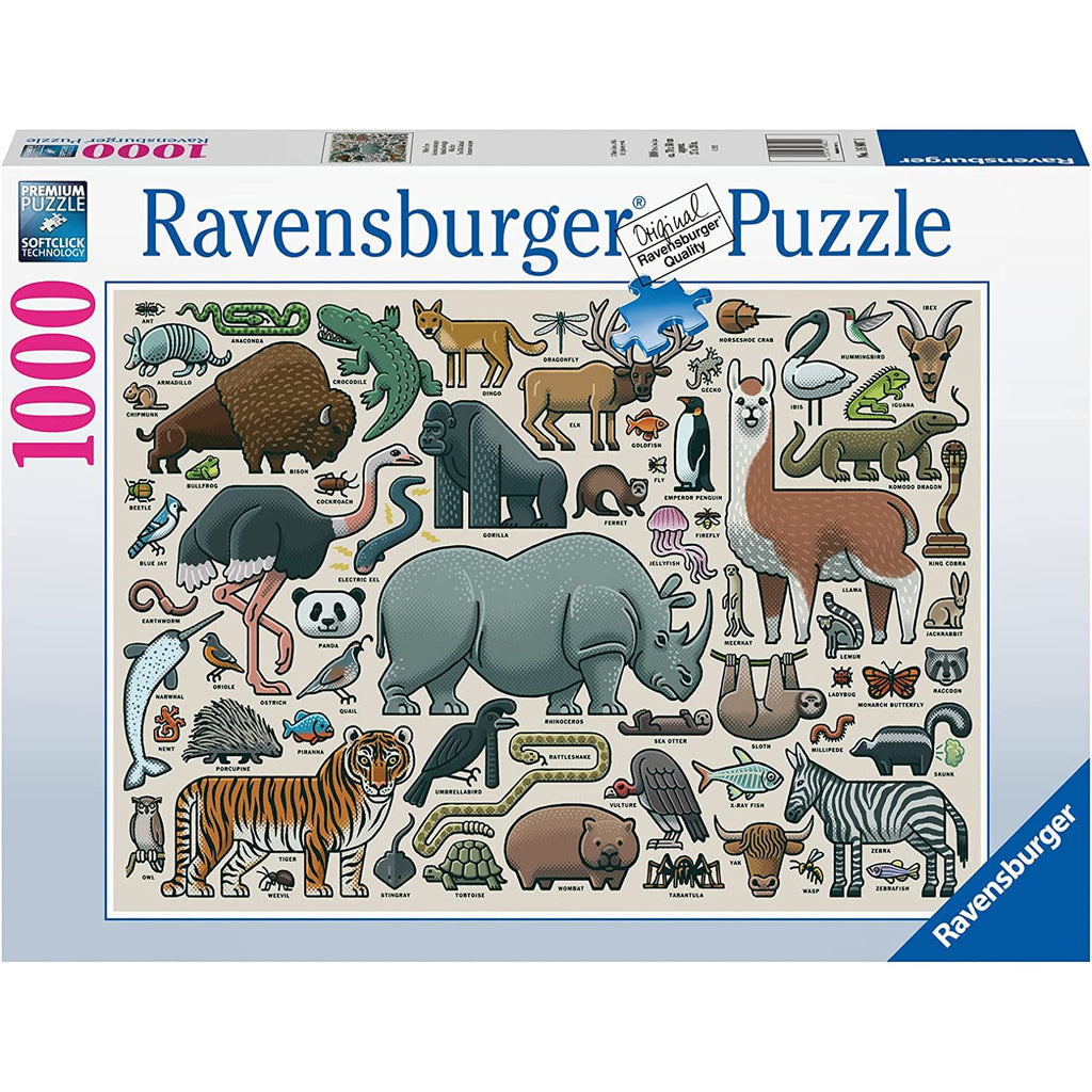 Ravensburger You Wild Animal Jigsaw Puzzle 1000 Pieces Age- 11 Years & Above