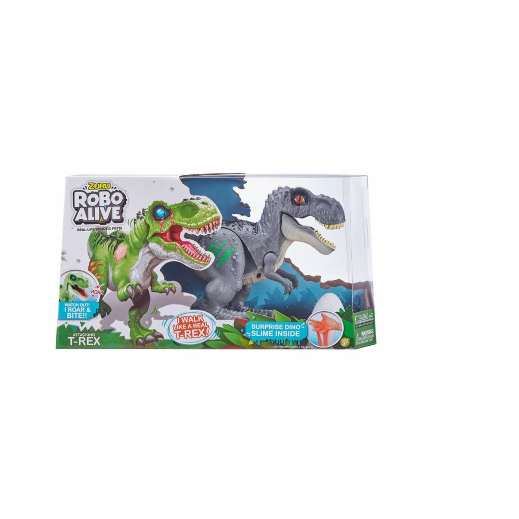 Robo Alive T-Rex with Slime Multicolor Age-3 Years & Above-Assorted
