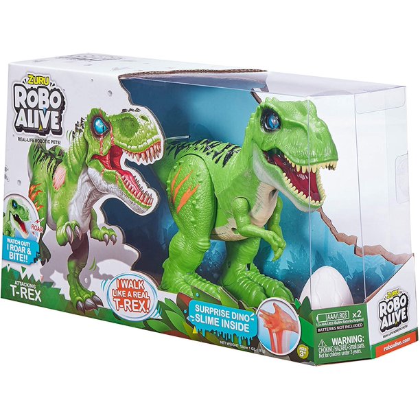 Robo Alive T-Rex with Slime Multicolor Age-3 Years & Above