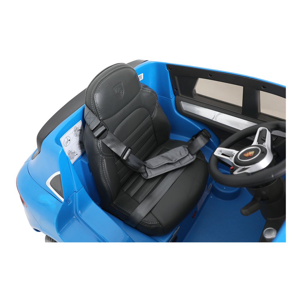 Rollplay Porsche Macan, 12V, Remote Control, Blue Age 3-6Y
