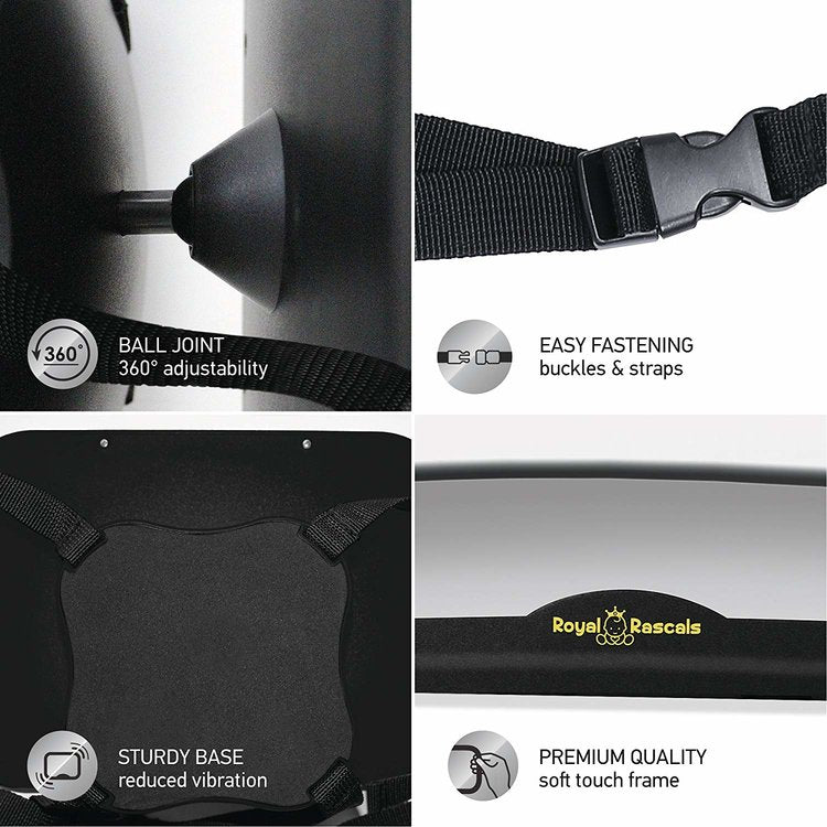Royal Rascals Car Seat Mirror