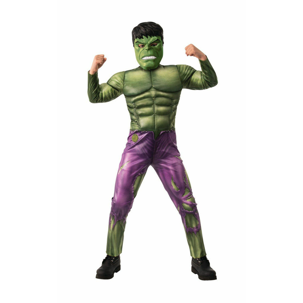 Rubies Marvel Hulk Boys Padded Jumpsuit Costume Age-5-6 Years