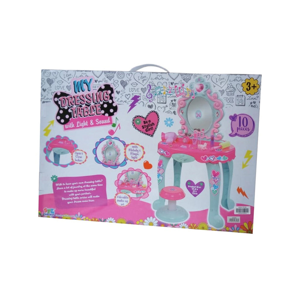 SFL My Dressing Table With Light & Sound for Age-3 Years & Above