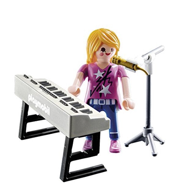 Playmobil Singer with Keyboard Building Set 4-10Y
