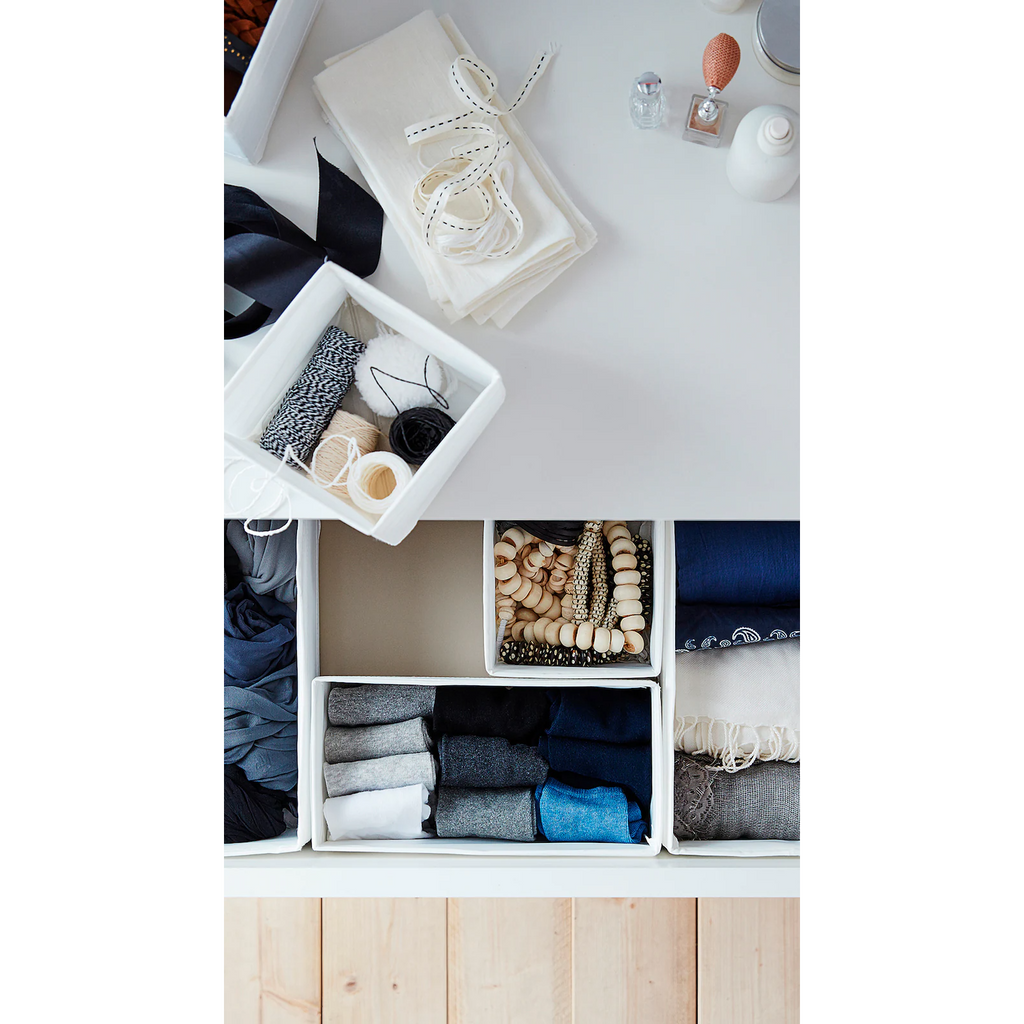 Skubb Box, Set Of 6, White