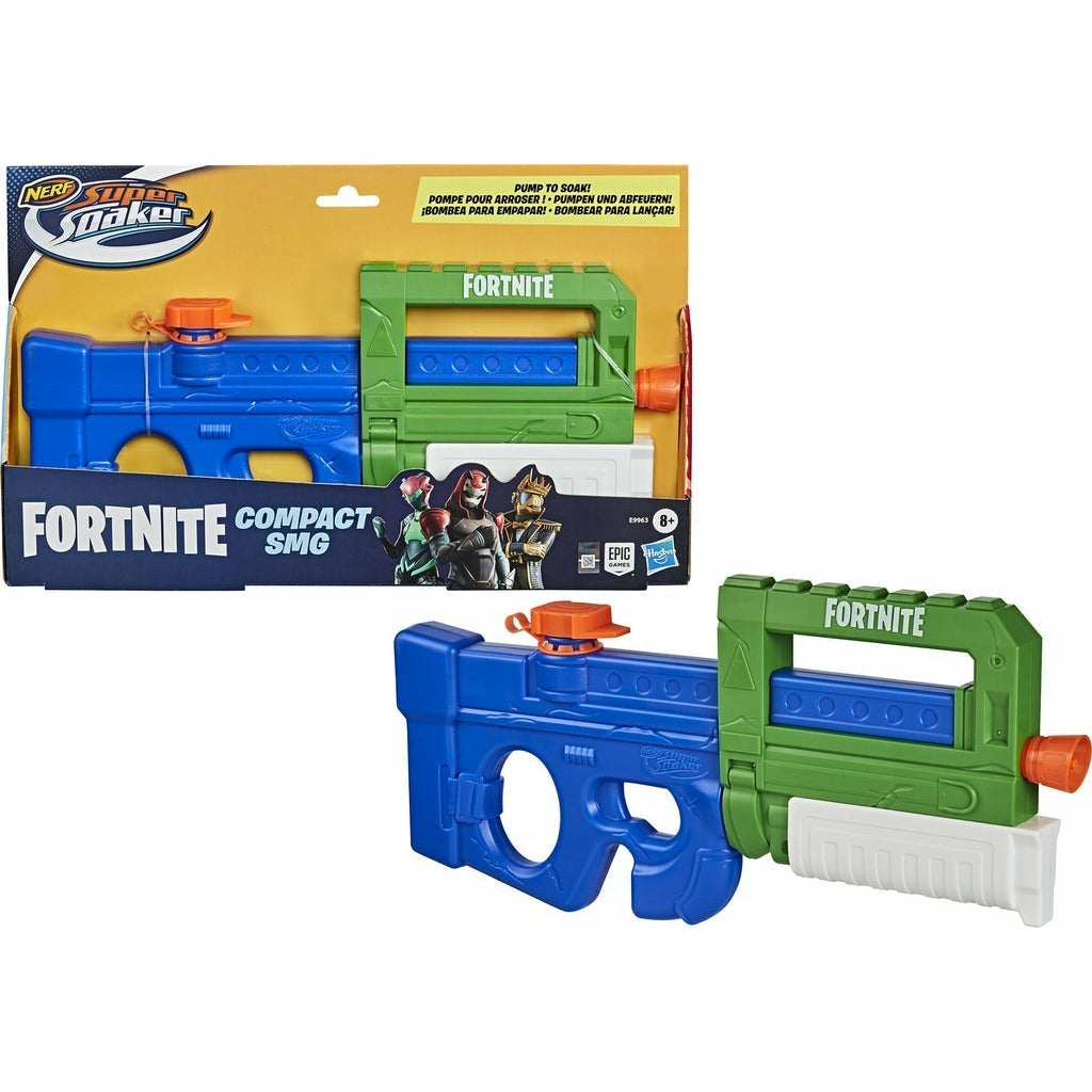 Hasbro Nerf Super Socker Fortnite Compact  Smg 8Y+