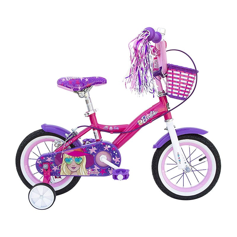 Spartan Mattel Barbie Girl Bicycle with Basket Pink 12 Inch Girl