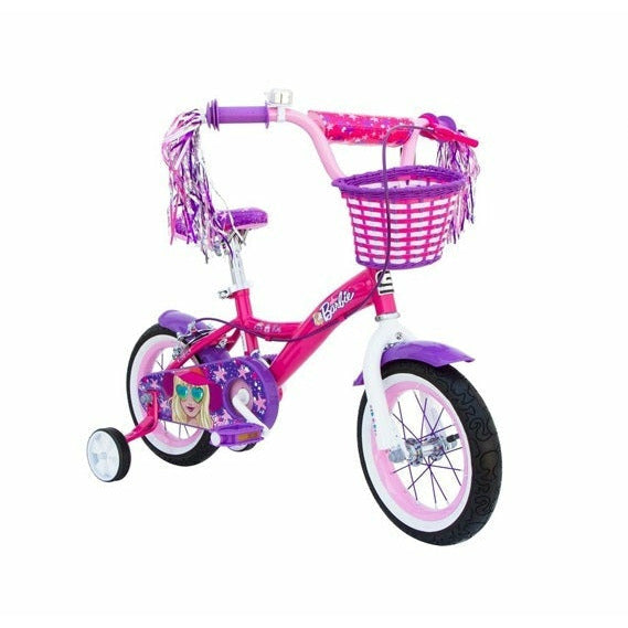Spartan 14" Pink Mattel Barbie Girl Bicycle with Basket