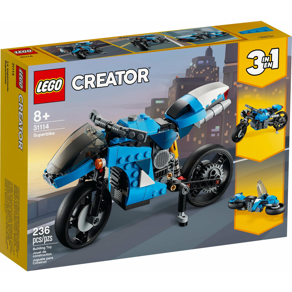 Lego® Creator 3 In 1 Superbike Playset 8Y+