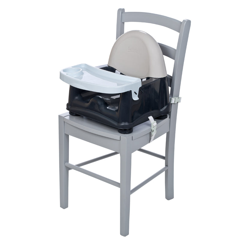 Safety 1st Easy Care Swing Tray Booster Seat Black Age-6 Months & Above