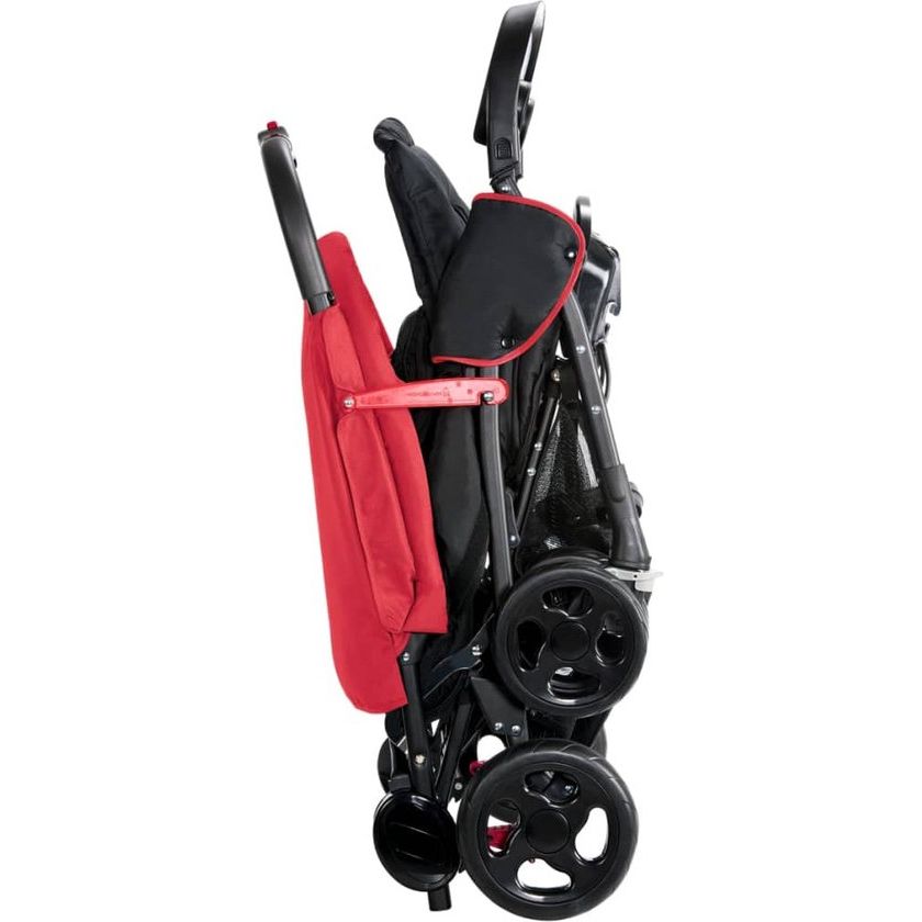Safety 1st Kinderwagon Duodeal 2 Baby Stroller Red Age- Newborn & Above (Holds uptp 15 Kg)
