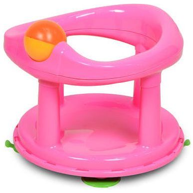 Safety 1st Swivel Bath Seat Pink Age - 6 Months & Above