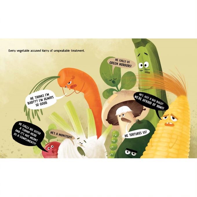 Sassi Angry Vegetables Picture Book Multicolor Age- 3 Years & Above