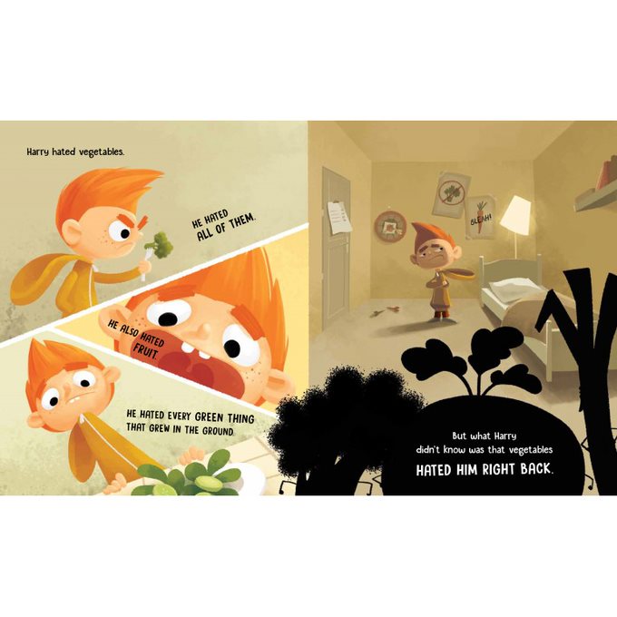 Sassi Angry Vegetables Picture Book Multicolor Age- 3 Years & Above