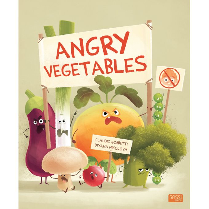 Sassi Angry Vegetables Picture Book Multicolor Age- 3 Years & Above