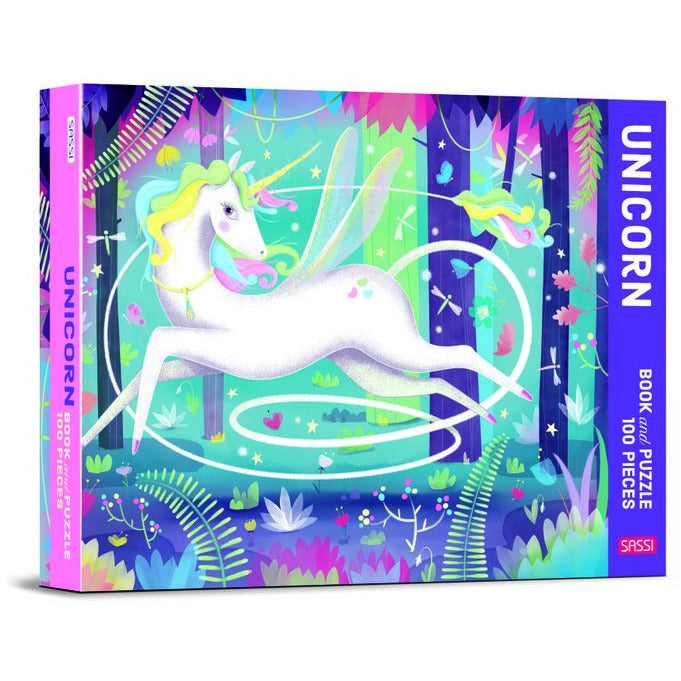 Sassi Junior 100-Piece Puzzle Unicorn Age- 5 Years & Above