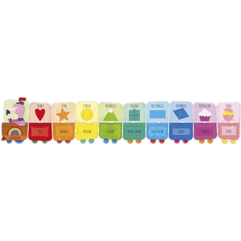 Sassi Junior Junior Steam Puzzle My First Shapes And Colors 20-Piece Puzzles & Booklet Multicolor Age- 2 Years & Above