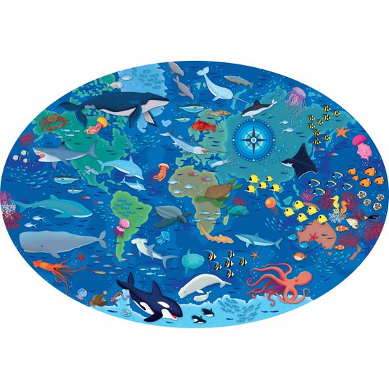 Sassi Junior Travel Learn And Explore The Sea 205-Piece Puzzles & Booklet Age- 6 Years & Above