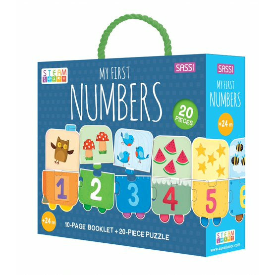 Sassi Steam Puzzle My First Numbers Age- 2 Years & Above