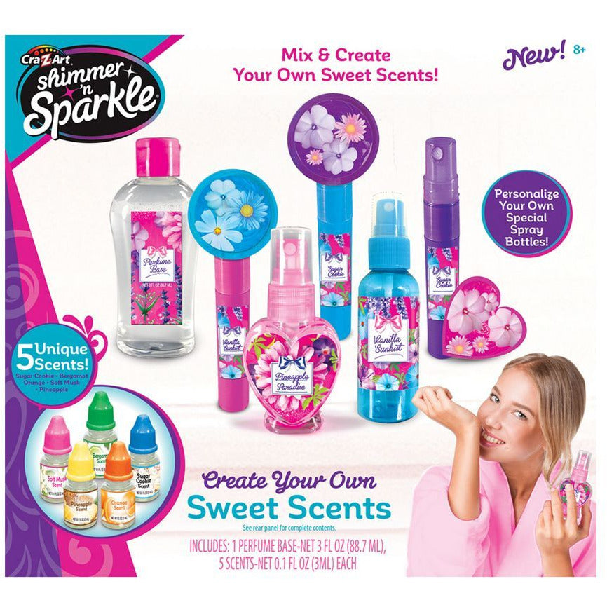 Shimmer N Sparkle Make Your Own Glitter Perfumes Age-8 Years & Above
