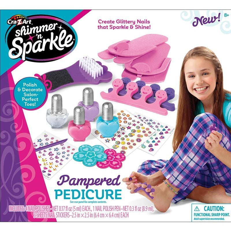 Shimmer 'n Sparkle Pampered Pedicure Age-6 Years & Above