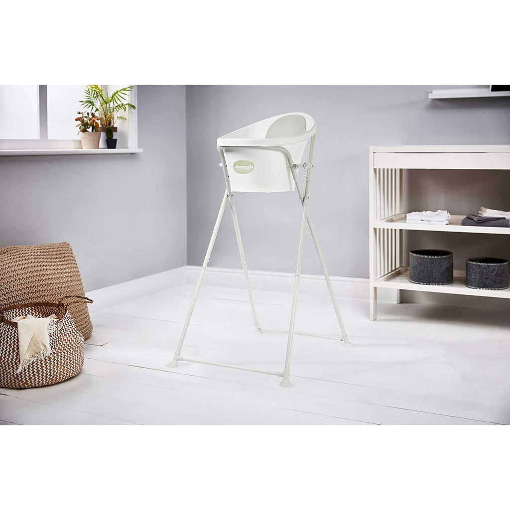 Shnuggle - Folding Bath Stand White Age-0-6 Months