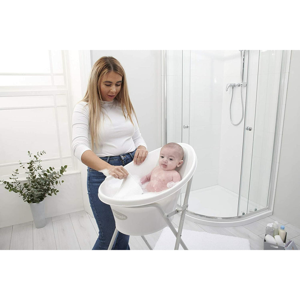 Shnuggle - Folding Bath Stand White Age-0-6 Months
