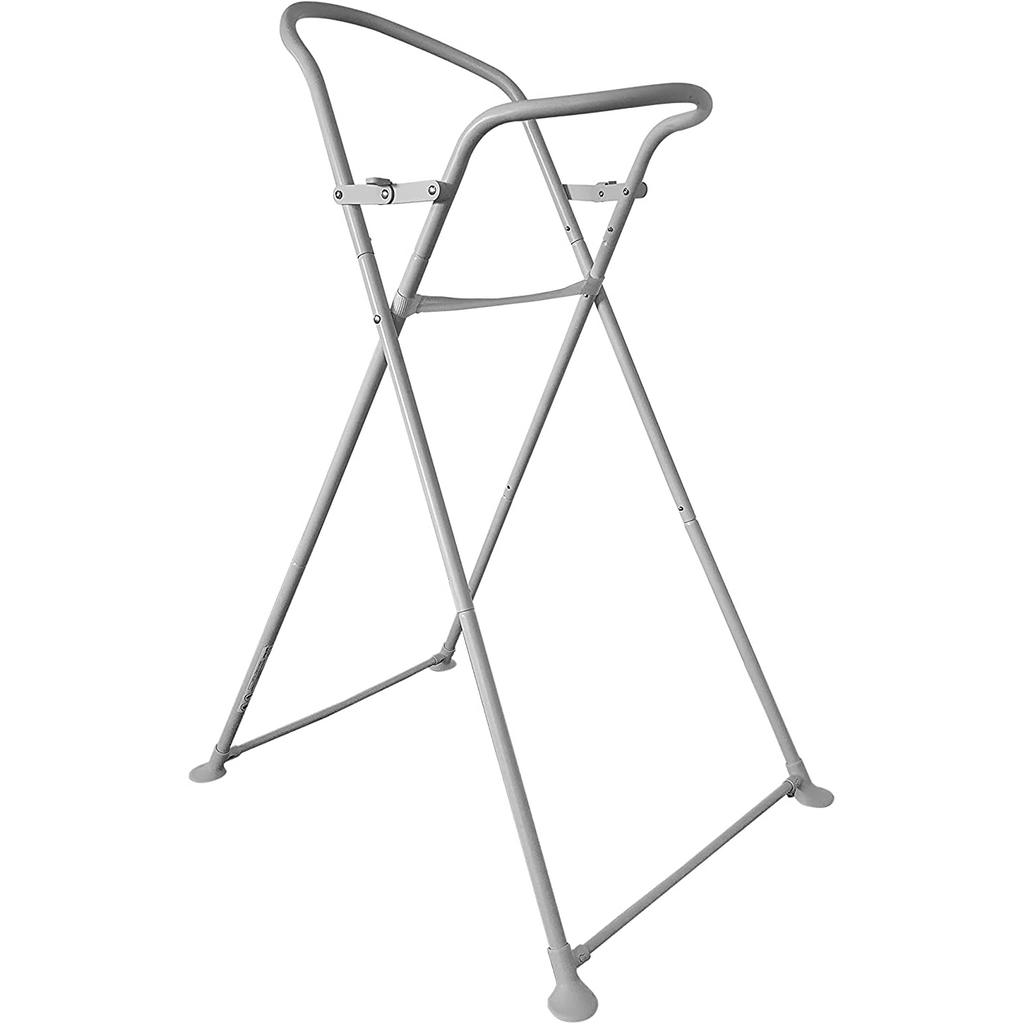 Shnuggle Folding Bath Stand With Strap Grey Age Newborn & Above