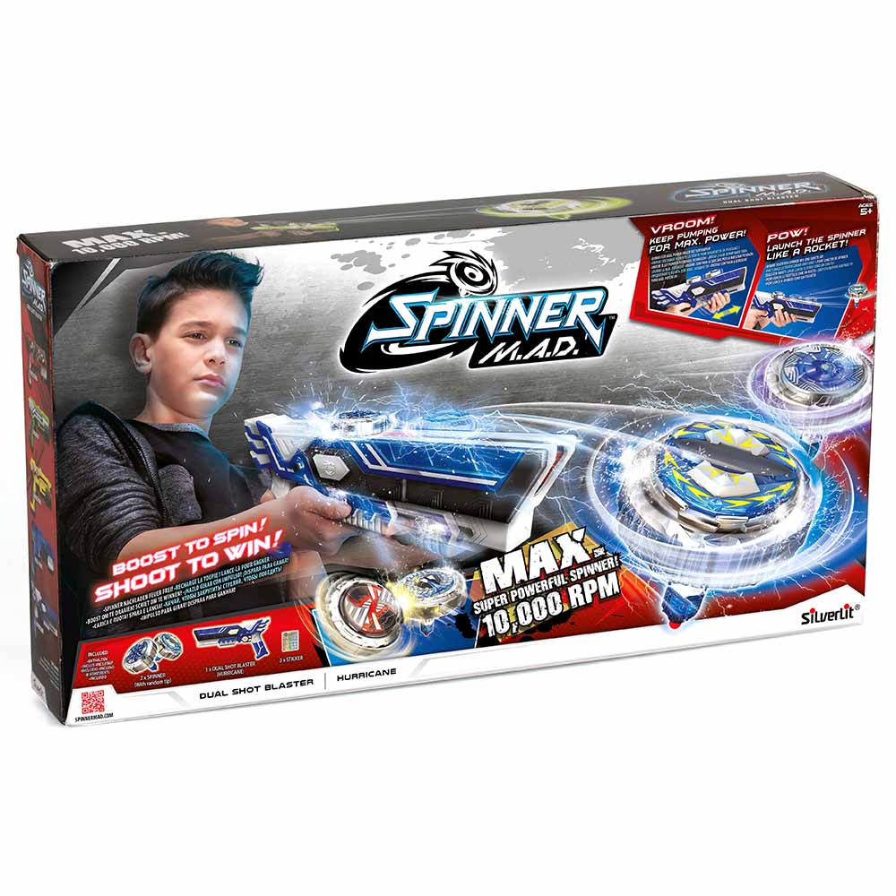 Silverlit Dual Shot Blaster Blue Age-3 Years & Above