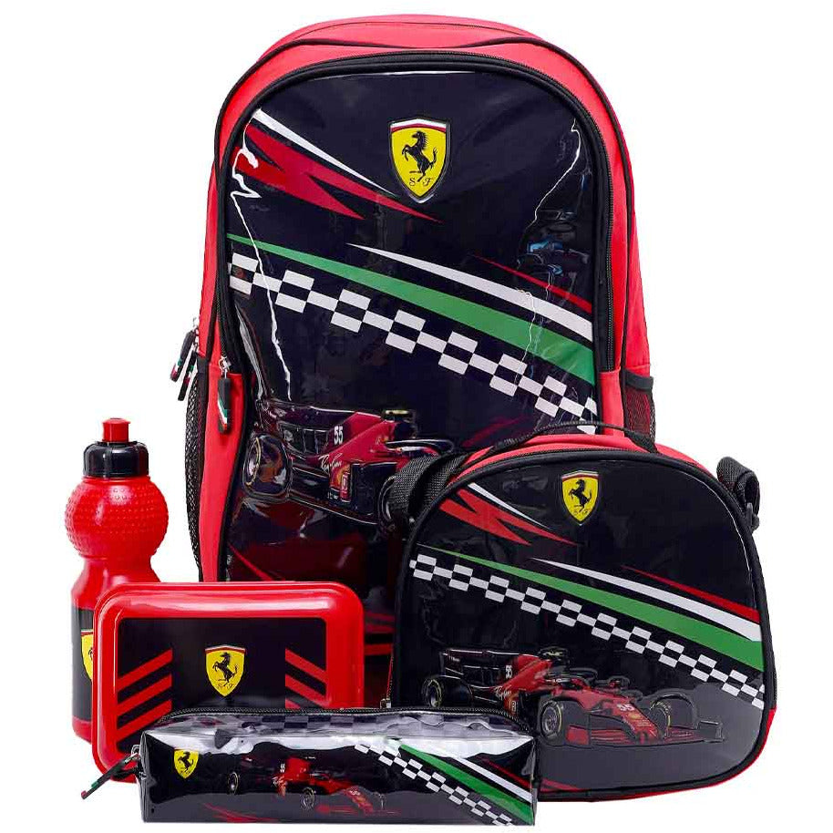 Simba - Ferrari Merchandise 5-in-1 Extreme Speed Trolley Set 18-inch Age-9 Years to 12 Years